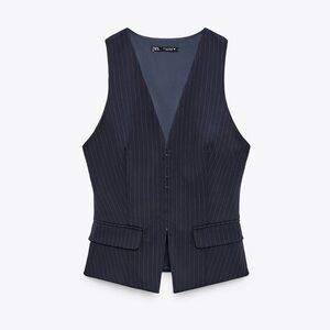 Zara Pinstripe Vest